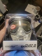 JT Proflex Paintball Mask Goggle Spectra Snow Camo Flex 8