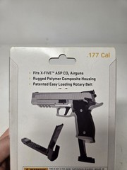 Sig Sauer X-Five ASP Magazine 2 Pack .177 Caliber 20 Rounds AMPC-177-20X Mags
