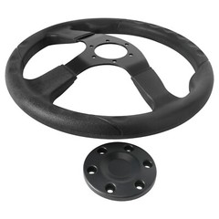 350mm 13.78″ Steering Wheel For Off Road Cart Drift Trike ATV Buggy DIY Go Kart