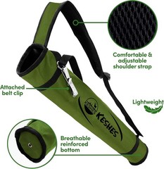 Ergonomic Archery Quiver with Adjustable Strap – Perfect for Hunting or Targets