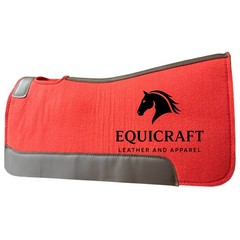 Wool Felt Saddle Pad with Leather | Western Riding Pad | 30X30″ & 32X32″