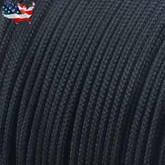 1/8in×500FT Black Nylon Rope Braid High UV and Abrasion Resistance Industrial