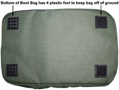 Nylon Padded Western Boot Bag with Rubber Grip for Equestrian Travel