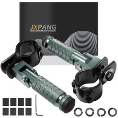 M8 Motorcycle Folding Rearsets Foldable Motorbike Footrest Type B Titanium