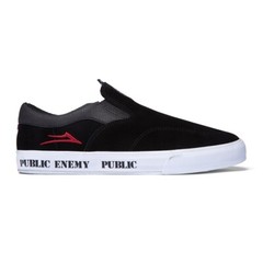 Lakai Shoes Owen VLK – Black/Red Suede