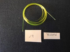 FIBER OPTICS, .019 , YELLOW