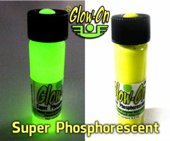 Glow-On YELLOW Glow Paint For Gun Sights, Fishing Lures, Lg 9.2 ml vial, Bright