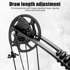 Compound Bow Kit Adjustable for Outdoor Use & Target Practice, 20-70lbs Arche…
