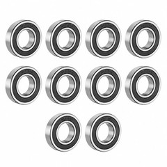 R12-2RS Ball Bearings 3/4″ x1-5/8 x7/16 10 Pack, Double Sealed Pre-Lubricated…