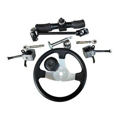 300mm Steering Wheel Steel Kit Replacement Wear Resistant Easy to Install