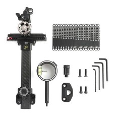 1Pin Compound Bow Sight 4X 6X 8X Lens 0.019″ Micro Fiber Adjustable Archery Hunt