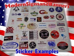 100 2×2 Custom Printed Full Color Outdoor Vinyl Car Bumper Sticker Decal Die Cut
