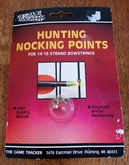 New The Game Tracker HUNTING NOCKING POINTS Bronze 14 – 16 Strand Bowstrings