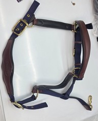 OVATION Luxor Cushion-Flex Halter w/ Adjustable Chin – Horse/Cob/Oversized Sizes