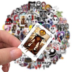 100pcs Skateboard Stickers Graffiti Laptop Sticker Luggage Car Decals Mix