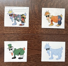GOAT USA Sticker Mystery Pack ! 5 Stickers – No Duplicates! LOT OF 38, FREE SHIP