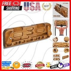 Wooden Hang Board/Climbing Board for Doorway – Hand Strengthener Equipment fo…