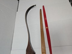 Traditional Takedown Recurve Bow lot 50in 20lb Wooden Riser Extra Limbs Vintage