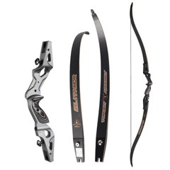 17″ 19″ 21″ ILF Archery Aluminum Recurve Bow Riser RH Takedown Hunting TOPOINT