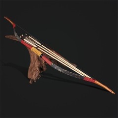 Archery 15-50lb Traditional Recurve Bow Mongolian Horse Bow Carbon Arrows Target