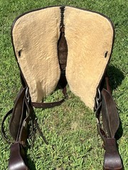 Circle Y Flex-Lite Park/Trail Saddle Flexible Tree FQHB Brown Leather