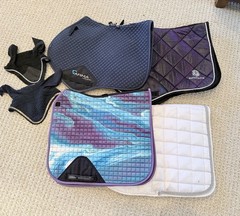 Weatherbeeta Jumping And Dressage Show and schooling Pads +++ Ear Bonnets LOT