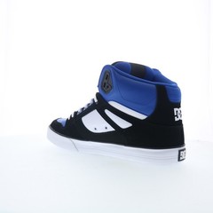 DC Pure High Top WC Mens Blue Nubuck Skate Inspired Sneakers Shoes