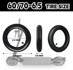 60/70-6.5 Inner Tube Scooter Tires, Electric Scooter 10 inch Tires 10×2.125 [Thi