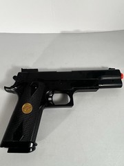 Double Eagle P169 M1911 spring-powered airsoft pistol Tested Works. (D)