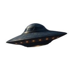 STICKER UFO UAP space ship vinyl laminated glossy USA epic unknown flying