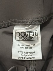 Dover Saddlery Stride Kids Infinity Knee Patch Tight Size L Gray