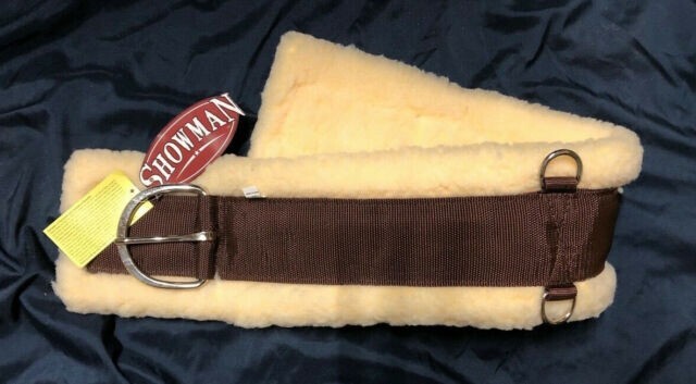 Western Soft Thick Fleece Super Girth Cinch Horse Size MAIZE Size 36 898247