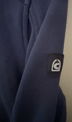 Covalliero Bango Bomber Jacket Cotton Blend Heavyweight Navy Zip Equestrian Lg