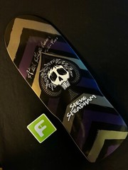RARE SIGNED Steve Steadham Purple Gold Skateboard Deck Powell Peralta 2009 AUTO
