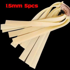 5 Flat Rubber Bands Slingshot Hunting Catapult Replacement Elastic Tapered Band