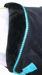 Horse Soft Fleece Cooler Contoured Exercise Blanket Liner Sheet Wicks 43MI