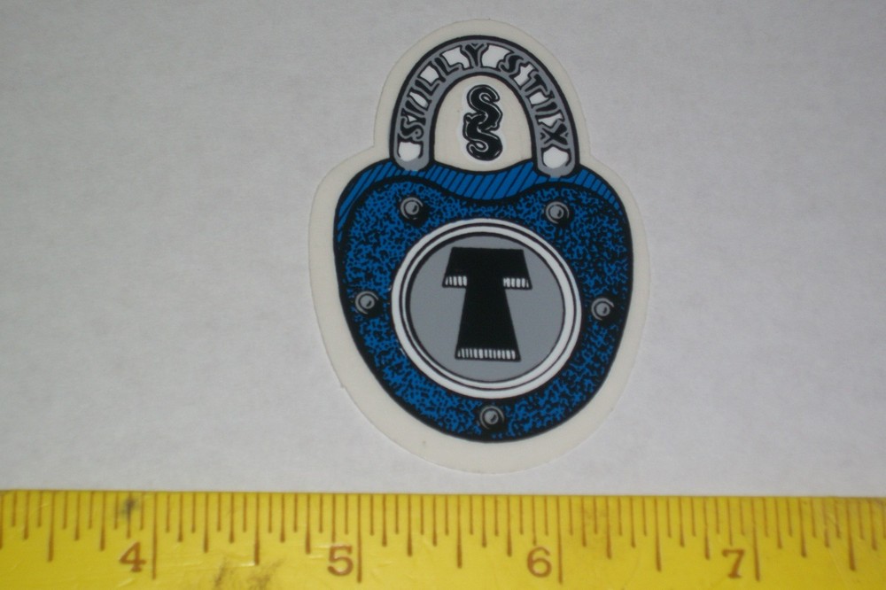 VTG 80’s SCHMITT STIX SILLY LOCK SKATE SKATEBOARD OLD SCHOOL NOS STICKER ! decal