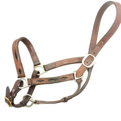 Vintage Leather Simco Halter – Fancy and Rare!