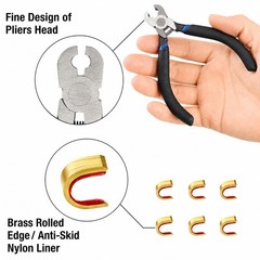 Archery Bow String Nocking Points Pliers with T Shape Turning Bow Square Ruler