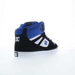 DC Pure High Top WC Mens Blue Nubuck Skate Inspired Sneakers Shoes