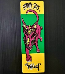 Vintage 1980’s Schmitt Stix Skateboards Chris Miller￼ Sticker