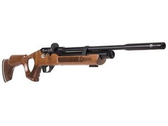 Hatsan Flash Wood QE .25 Cal PCP Air Rifle with 150x Pellets and Targets Bundle