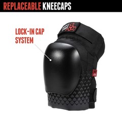 Triple Eight KP 44 Knee Pads – Heavy Duty Protection for Skateboarding, In