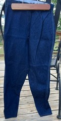 Devon Aire Blue Demin Riding Breeches Knee Patches Size 26L New w/o Tags