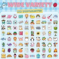 Cool Stickers Pack Random Sticker 106Pcs for Laptop Computer Skateboard Helmet