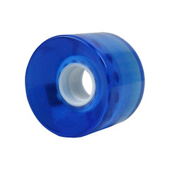 Blank Skateboard Wheels 59mm 82A Hi-Rebound Soft Cruiser Clear Blue