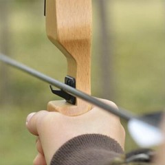 10 PCS Archery Arrow Rest Plastic Self-Adhesive Recurve Bow Right Hand Target