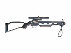 Crossbow Rifle Style Archery Bow w/ Scope Binocular & String Untested AS-IS