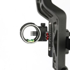 5 Pin Compound Bow Sight Carbon Scope 4X 6X 8X Lens .019″ Archery Hunting RH LH