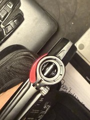 DLX Luxe X Electronic Paintball Marker Semi-Auto Black/Red w/ Freak XL & OLED